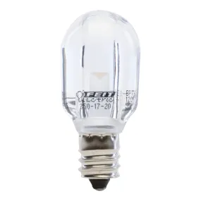 1.2W (15W Replacement) Warm White (3000K) E12 Base T6 Specialty LED