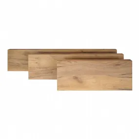 14230FL 24" Wall Shelf in Golden Oak