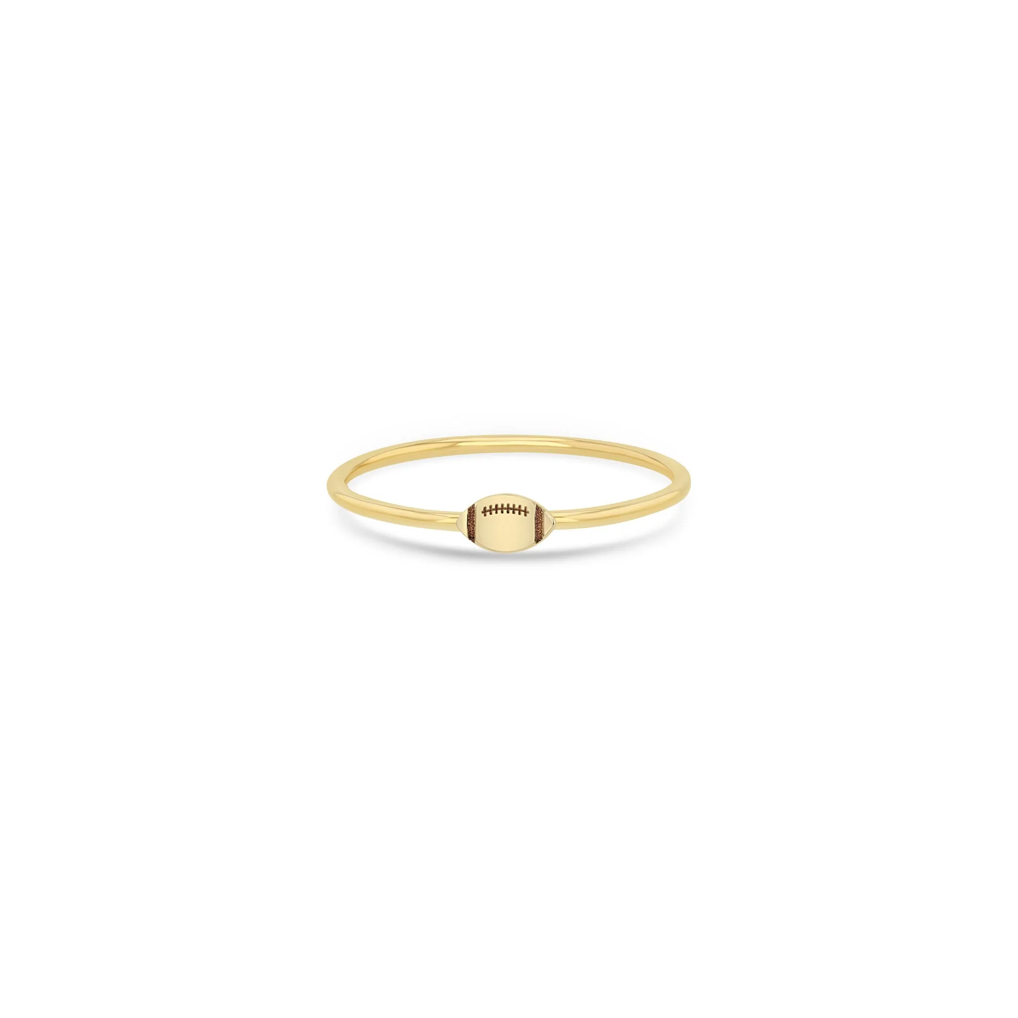 14k Itty Bitty Football Ring