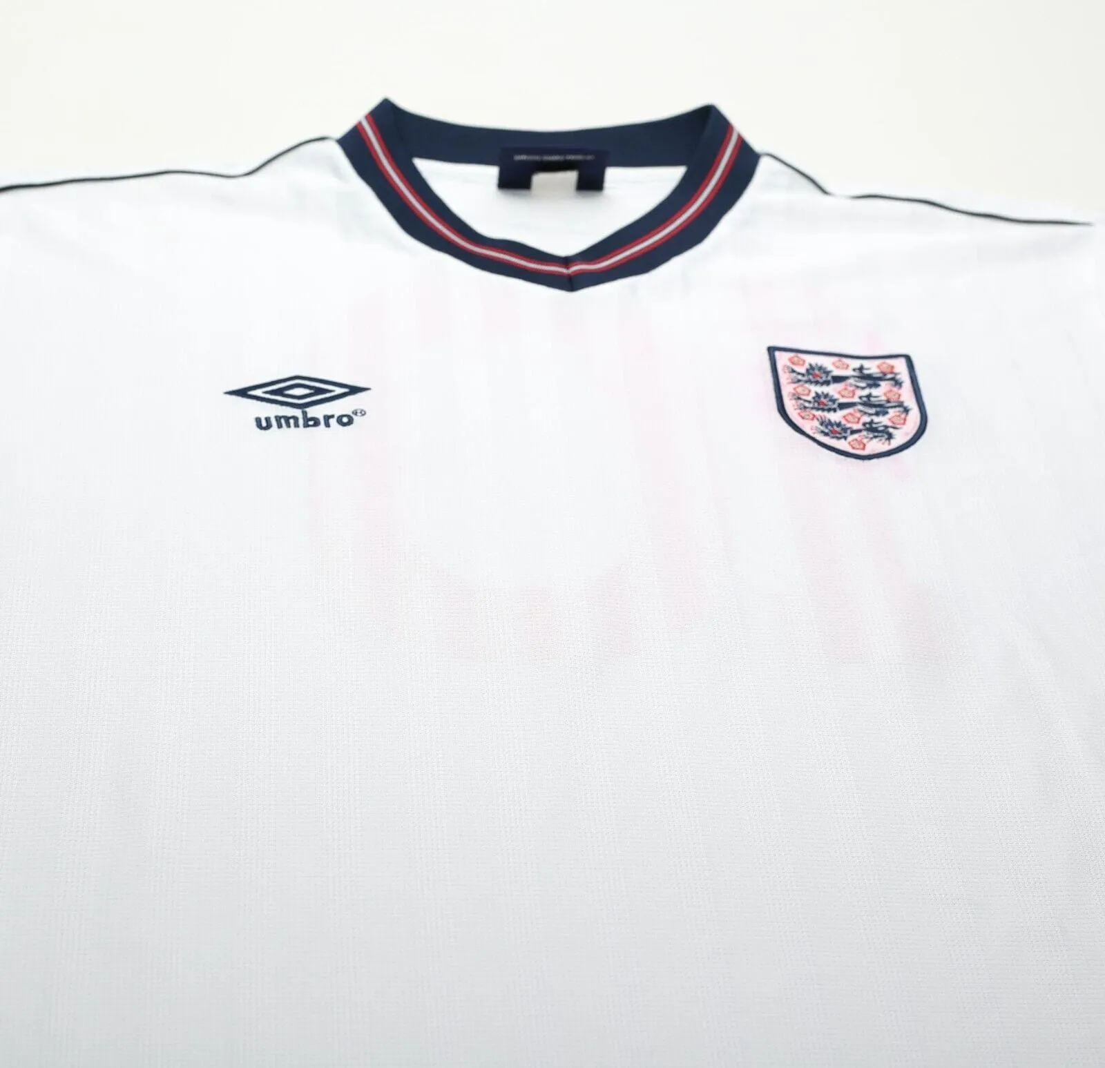 1986 LINEKER England #10 Retro Umbro Home Football Shirt (XL) Mexico World Cup