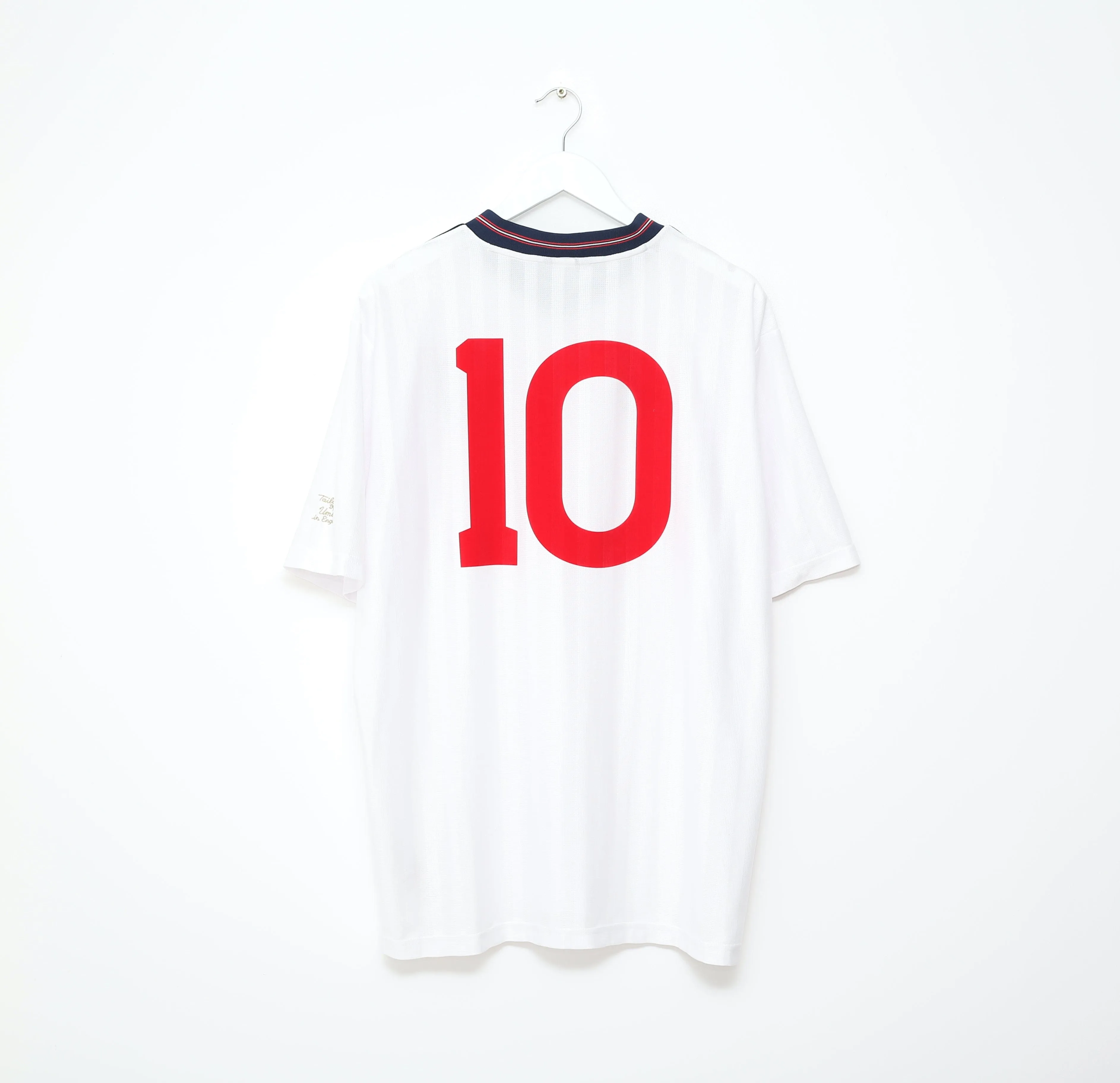 1986 LINEKER England #10 Retro Umbro Home Football Shirt (XL) Mexico World Cup