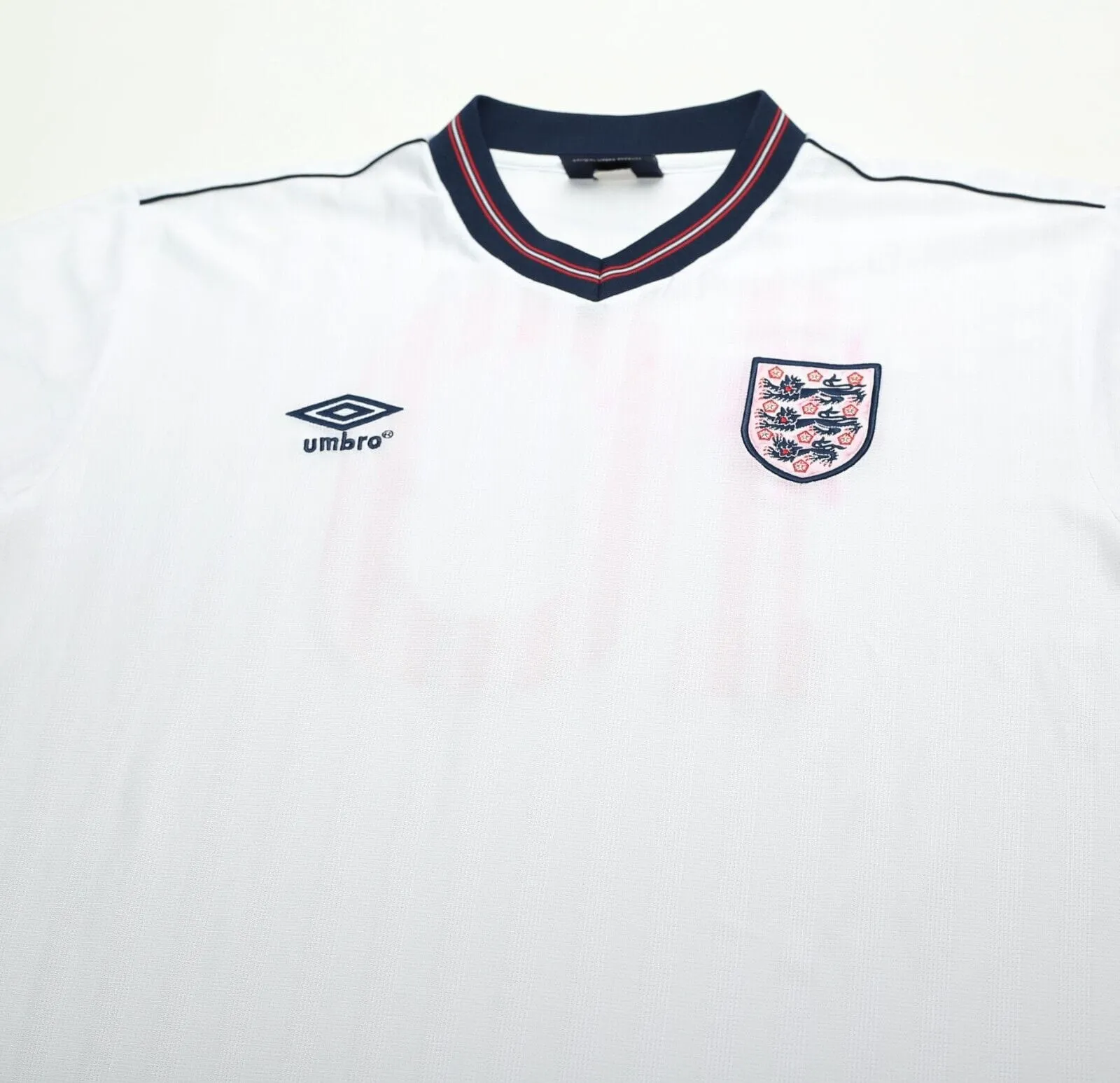 1986 LINEKER England #10 Retro Umbro Home Football Shirt (XL) Mexico World Cup