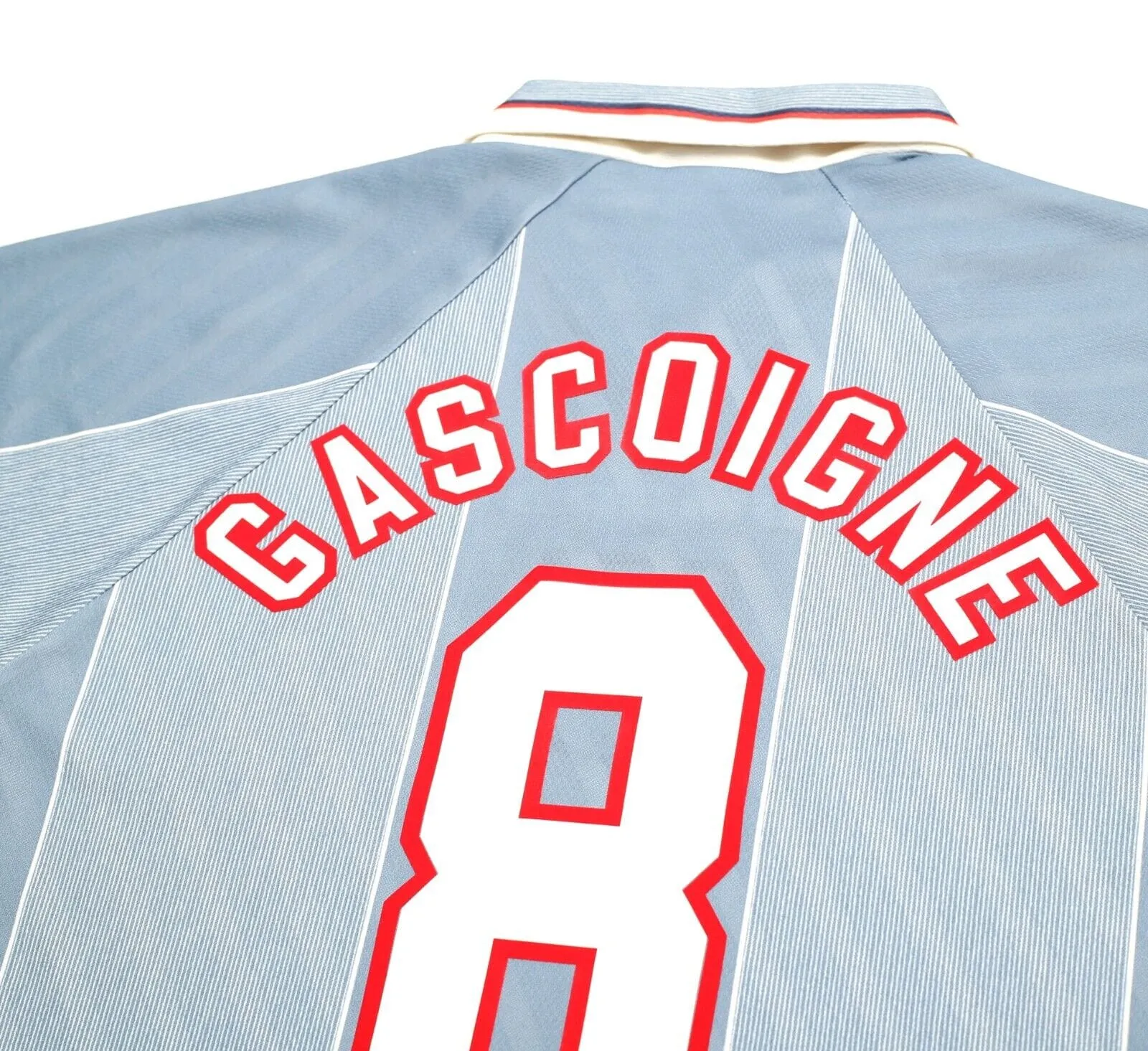 1996/97 GASCOIGNE #8 England Vintage Umbro Away Football Shirt (S/M) Euro 96