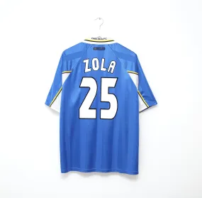 1997/99 ZOLA #25 Chelsea Vintage Umbro CUP WINNERS CUP Football Shirt (XL/XXL)