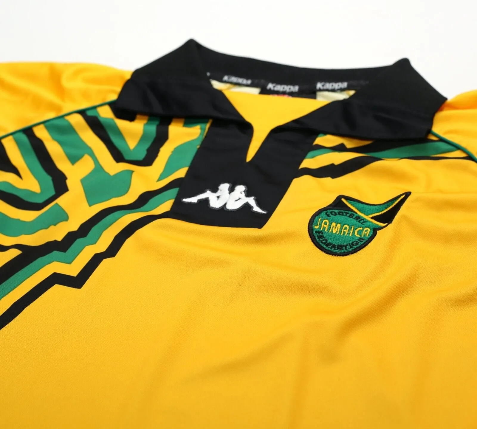 1998/00 JAMAICA Vintage Kappa Home Football Shirt Jersey (M/L) World Cup 98