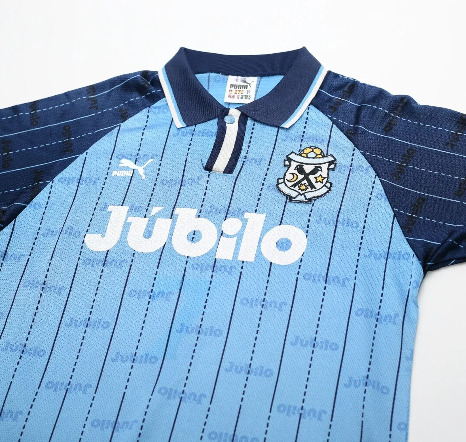 1998/99 JUBILO IWATA Vintage PUMA Home Football Shirt (S) Dunga Era