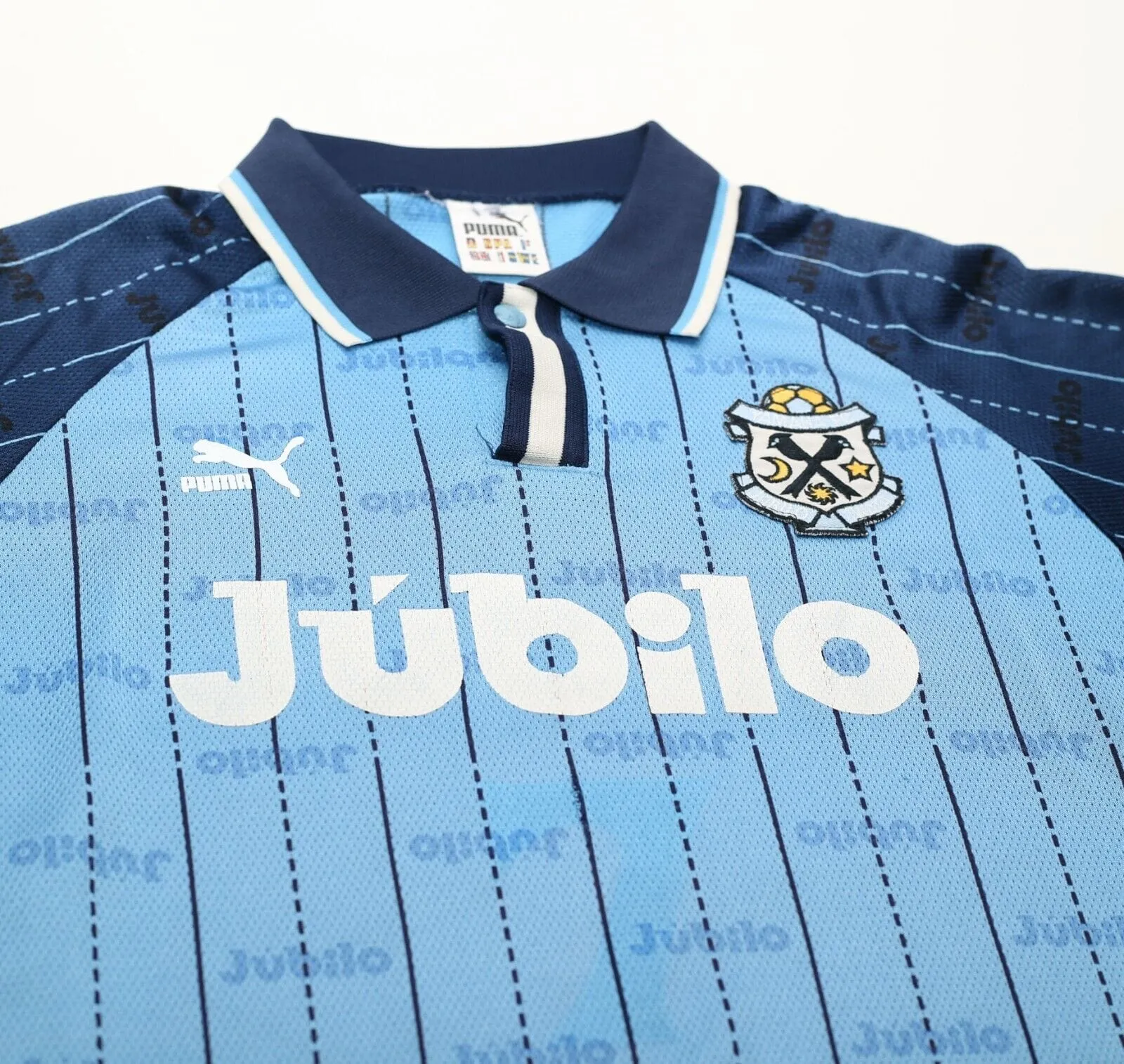 1998/99 JUBILO IWATA Vintage PUMA Home Football Shirt (S) Dunga Era