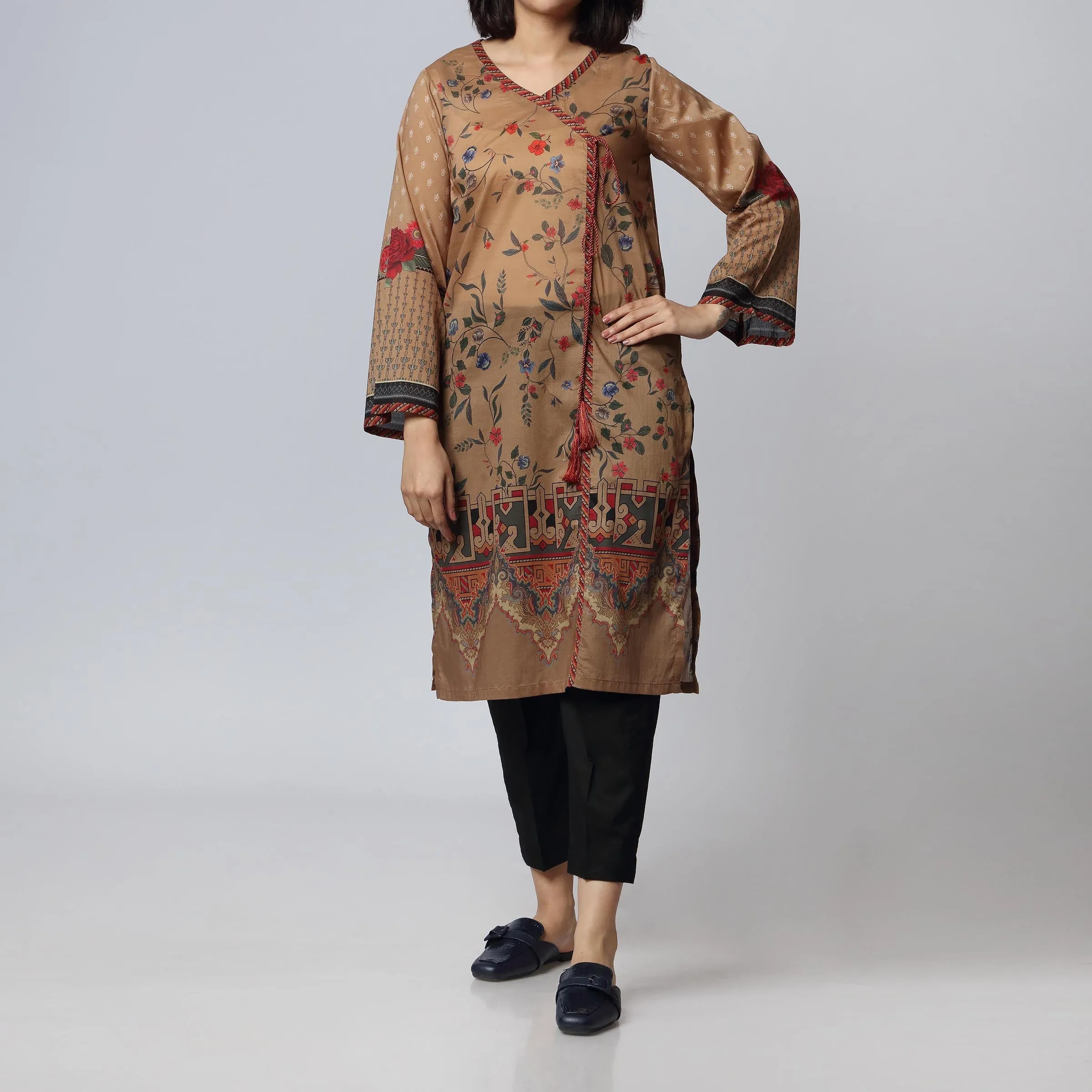 1PC- Digital Printed Lawn Shirt PS3133