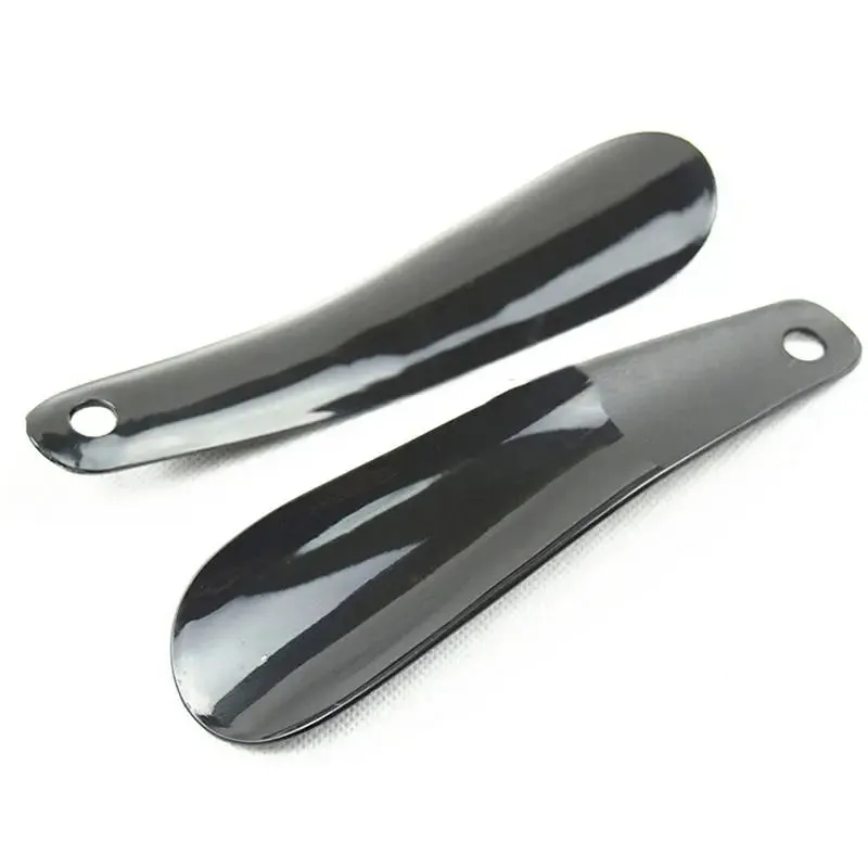 1Pcs 16Cm Shoe Horns Professional Black Plastick Shoe Horn Spoon Shape Shoehorn Shoe Lifter Flexible