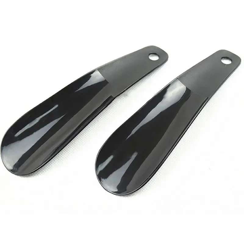 1Pcs 16Cm Shoe Horns Professional Black Plastick Shoe Horn Spoon Shape Shoehorn Shoe Lifter Flexible