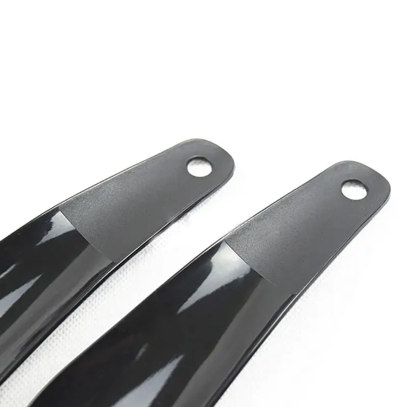 1Pcs 16Cm Shoe Horns Professional Black Plastick Shoe Horn Spoon Shape Shoehorn Shoe Lifter Flexible