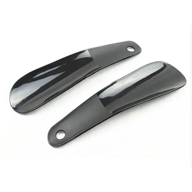 1Pcs 16Cm Shoe Horns Professional Black Plastick Shoe Horn Spoon Shape Shoehorn Shoe Lifter Flexible