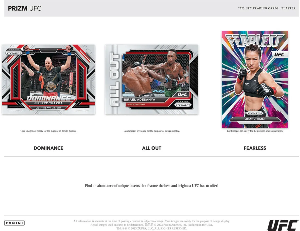 2023 Panini Prizm UFC Blaster Box #13768