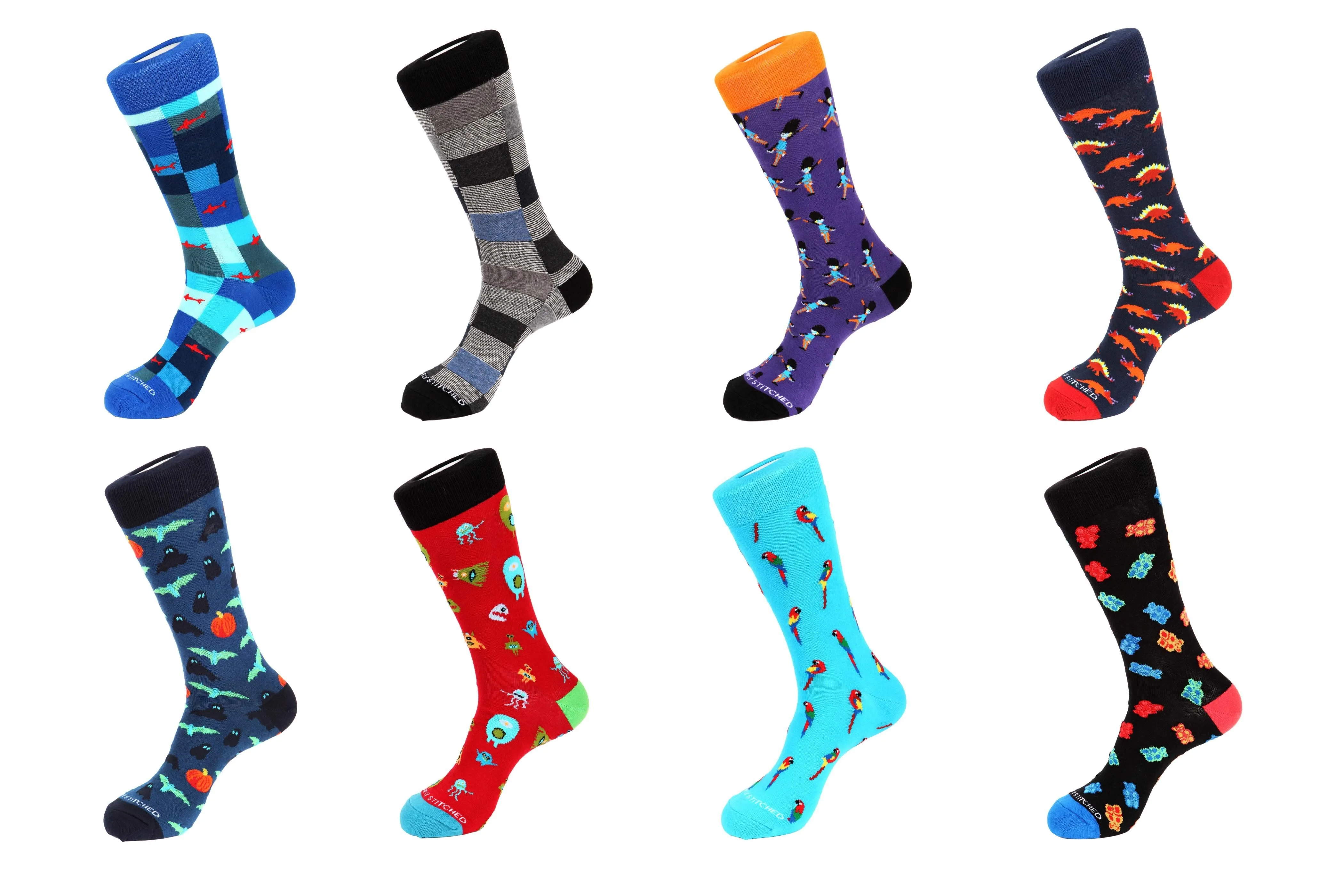 8 Pair Combo Pack Socks