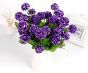 9 Heads Artificial Romantic Lavender Bouquet