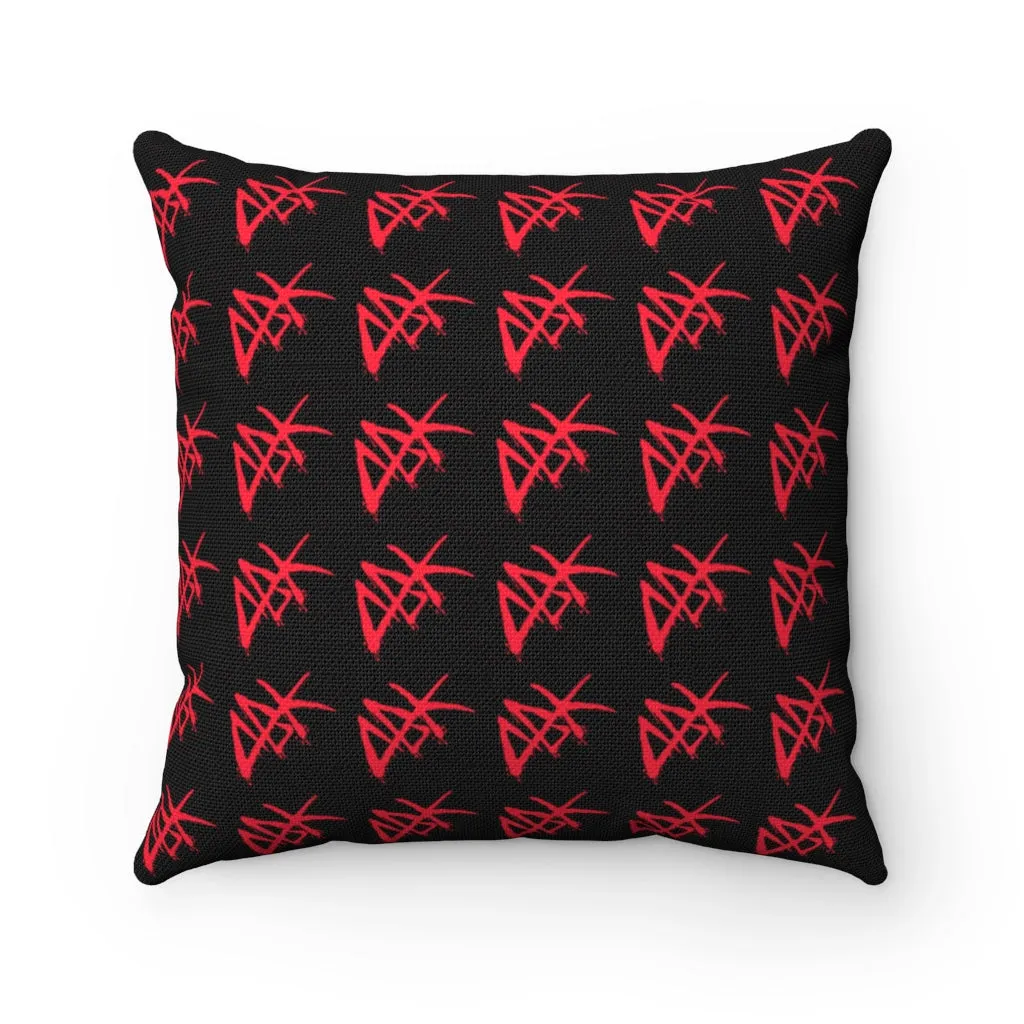 ABK CartoFace Spun Polyester Square Pillow