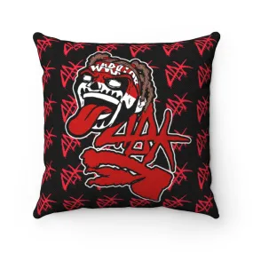 ABK CartoFace Spun Polyester Square Pillow