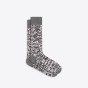 Abstract Melange Mid-Calf Sock