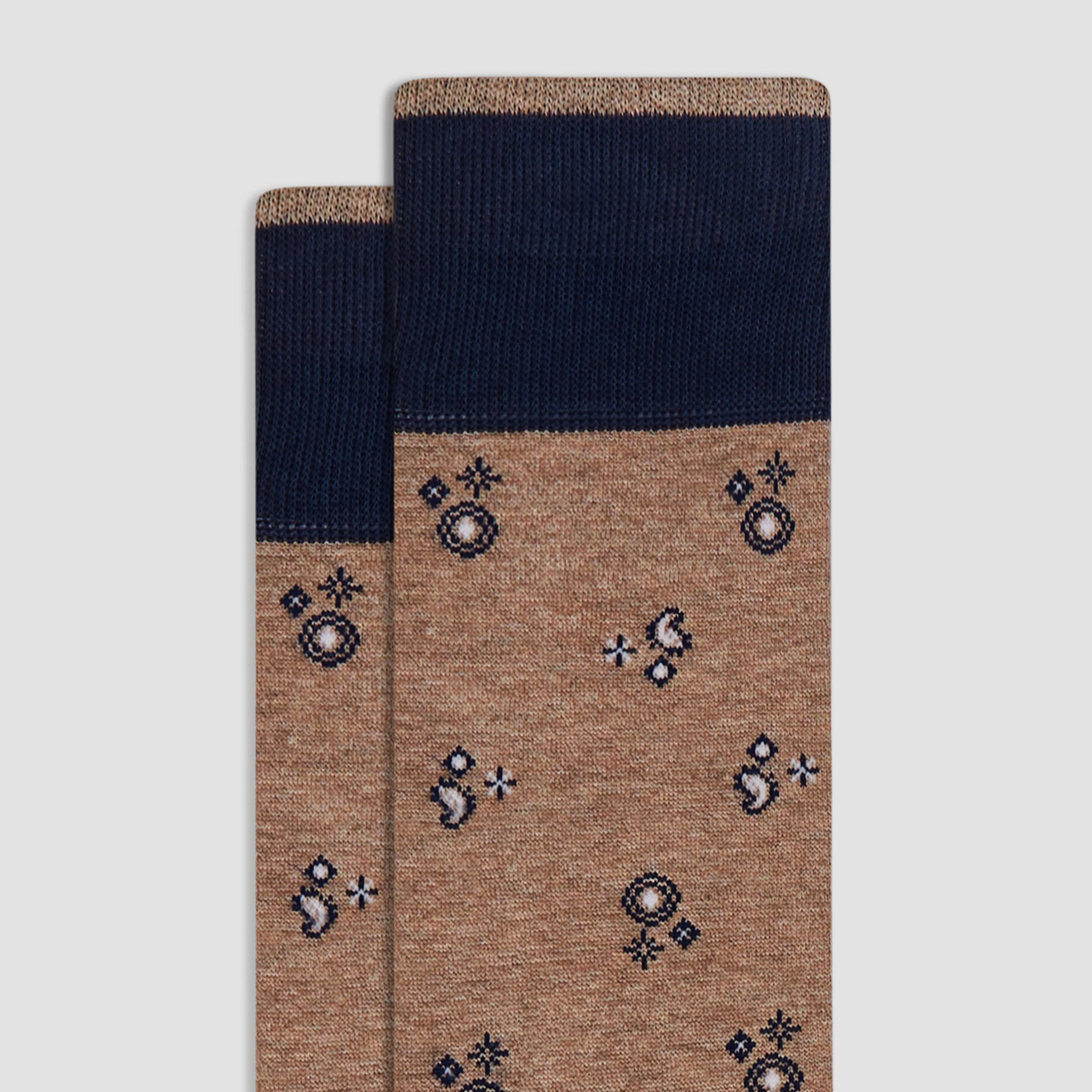 Abstract Mid-Calf Socks