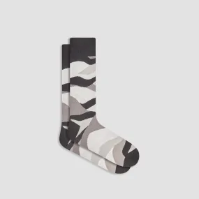 Abstract Mid-Calf Socks