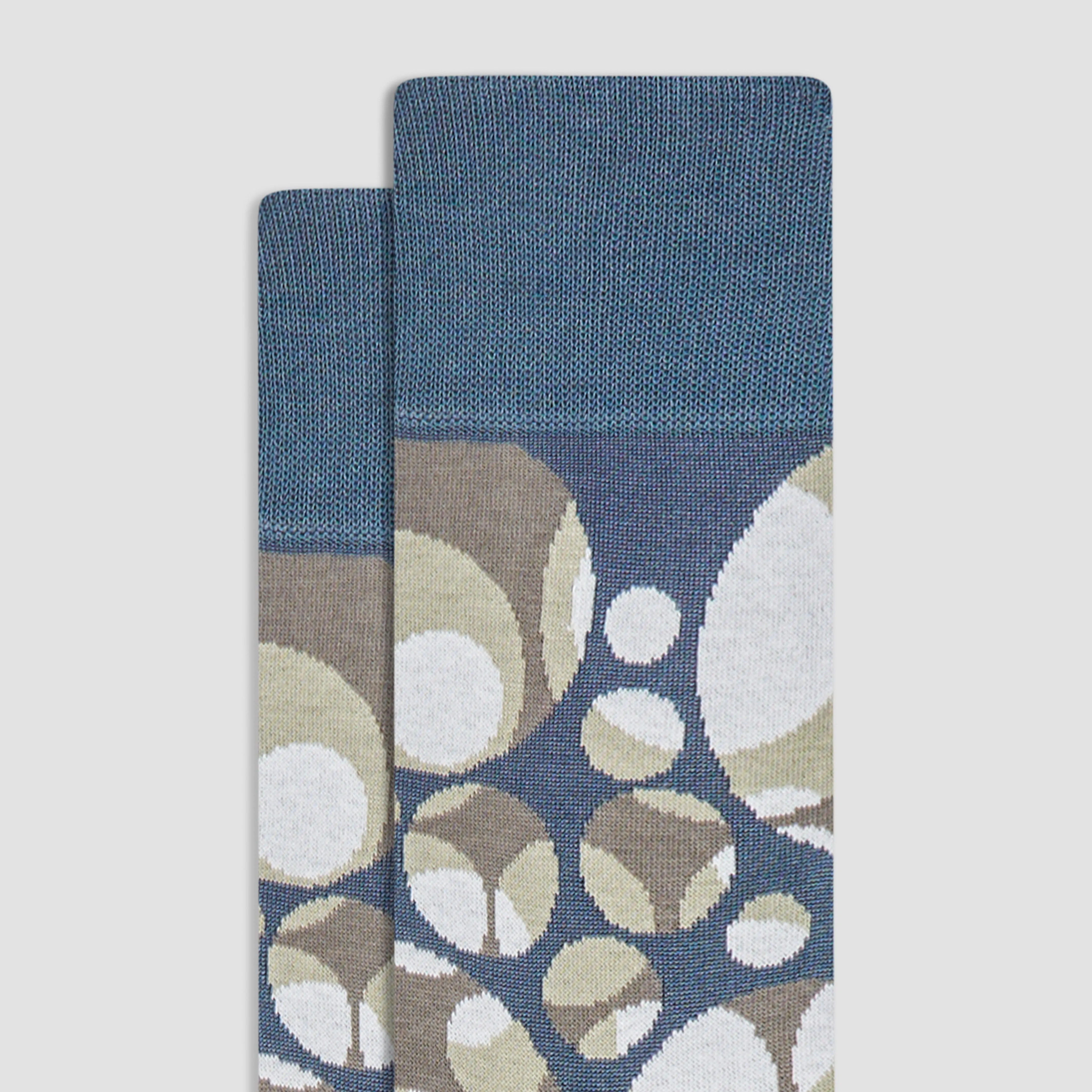 Abstract Mid-Calf Socks