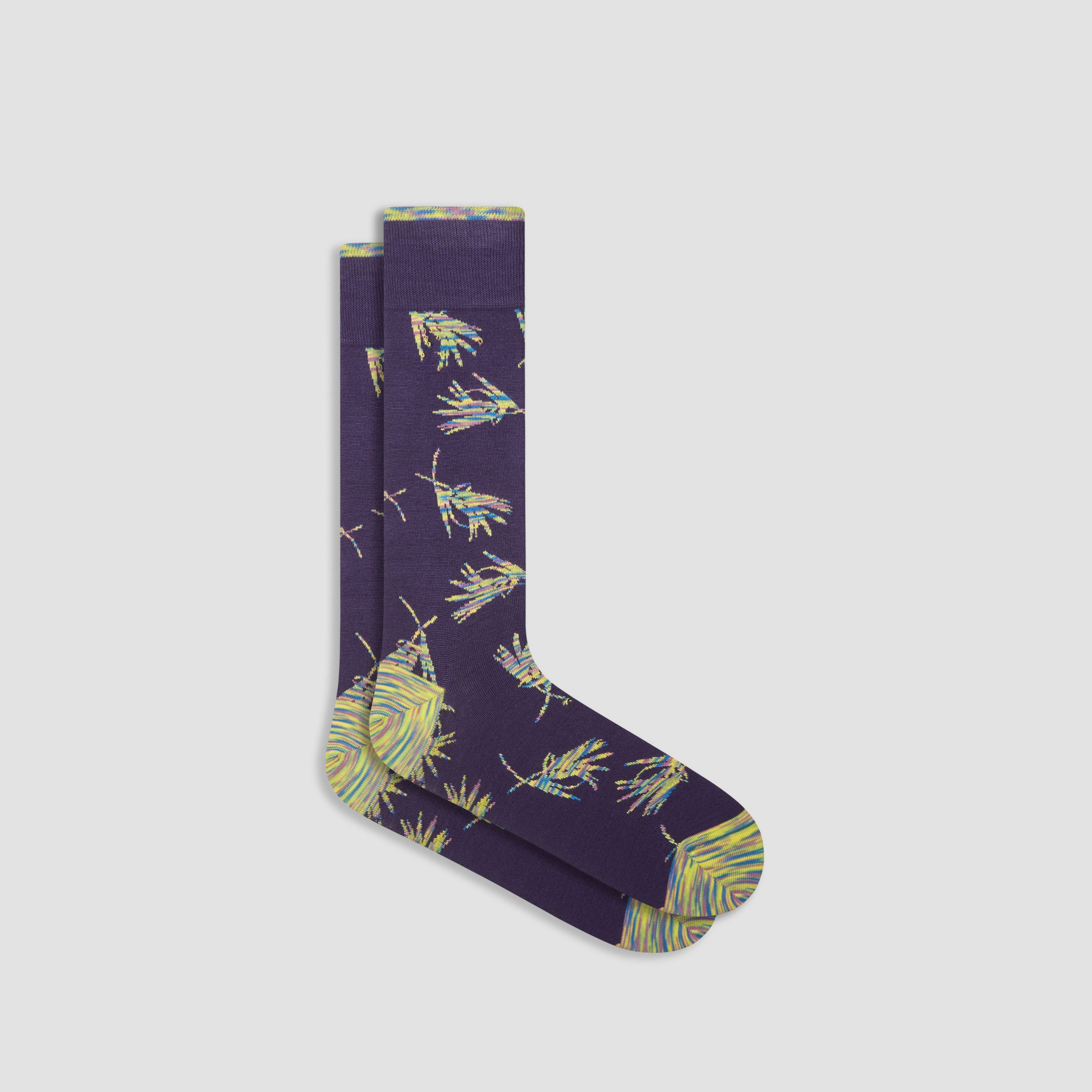 Abstract Mid-Calf Socks