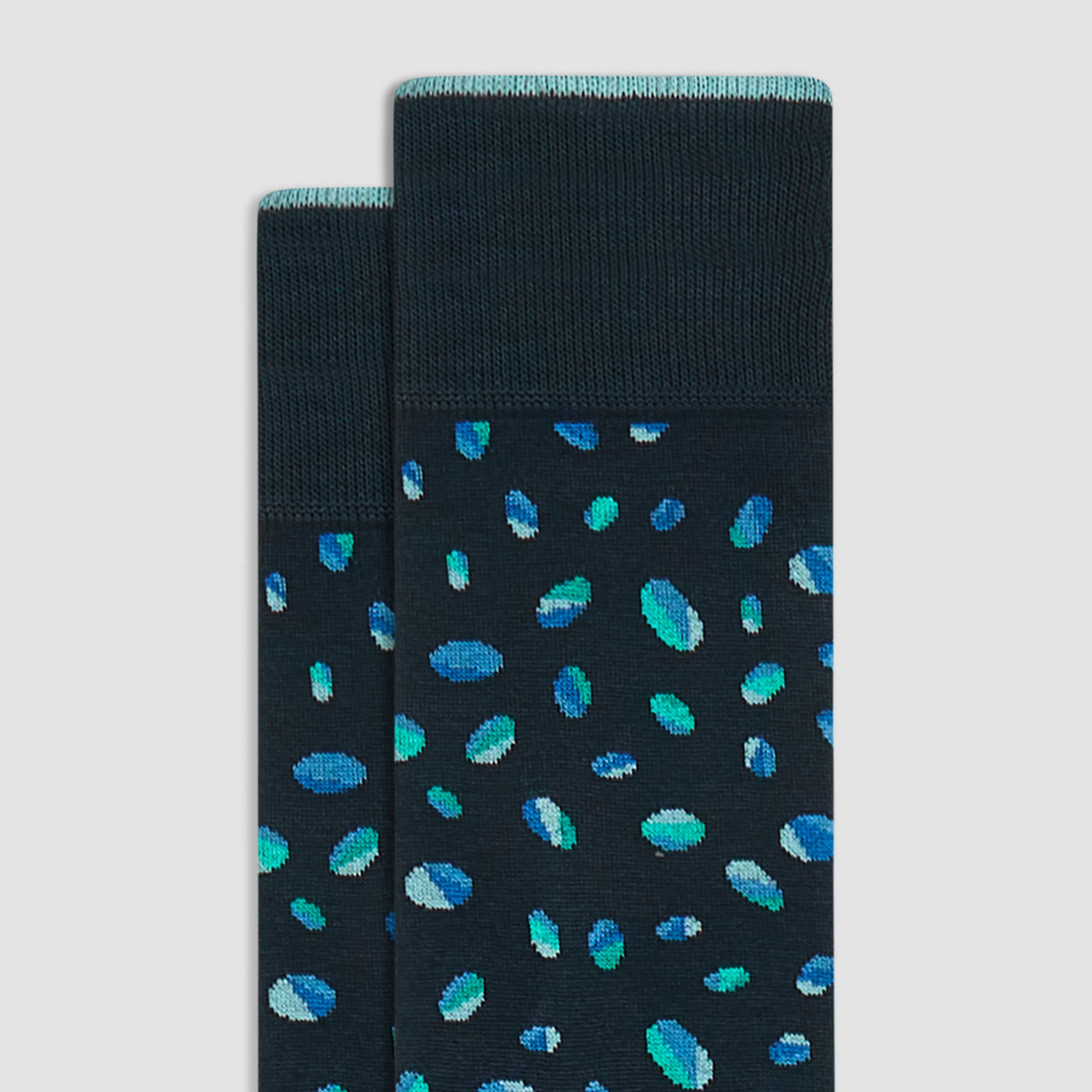 Abstract Mid-Calf Socks