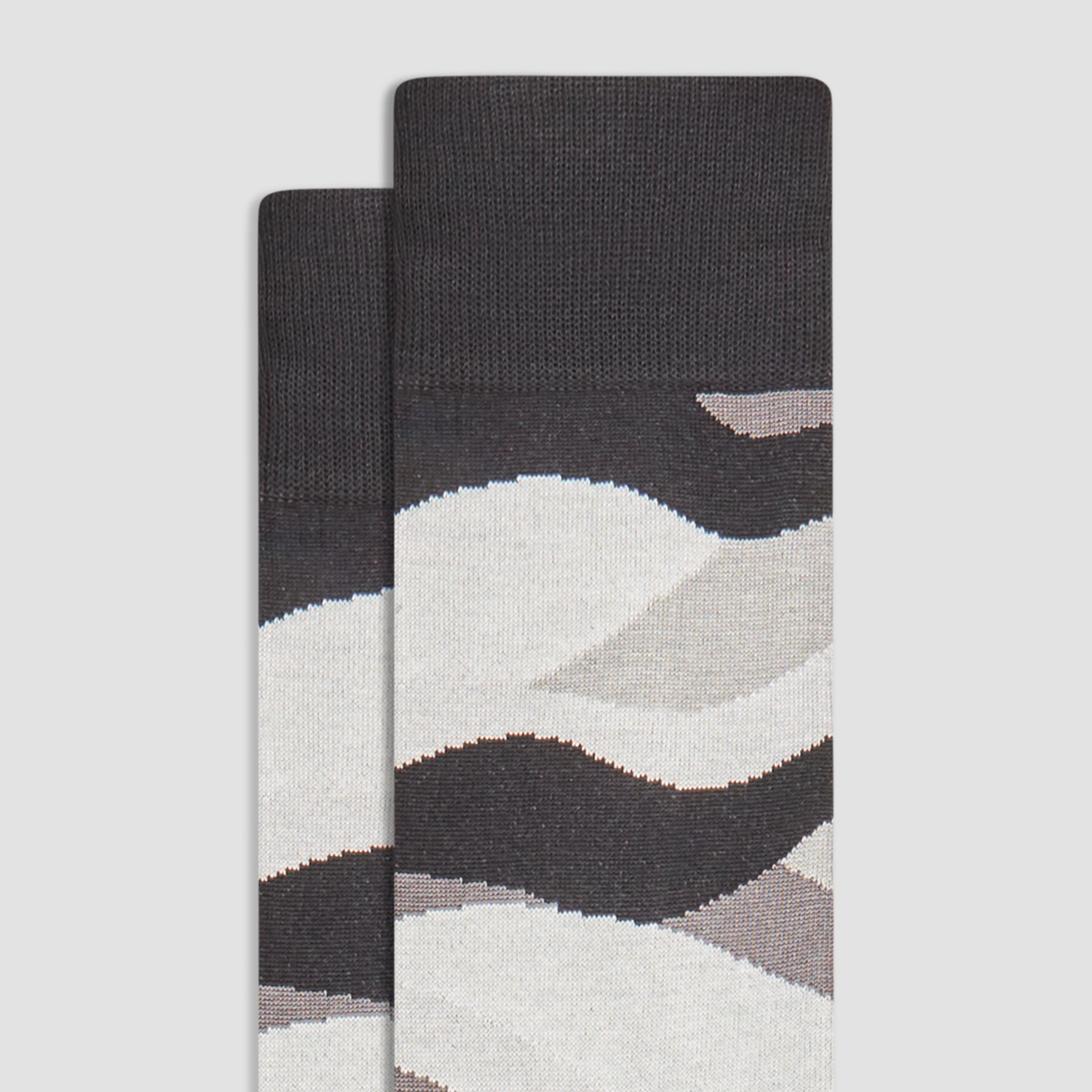 Abstract Mid-Calf Socks