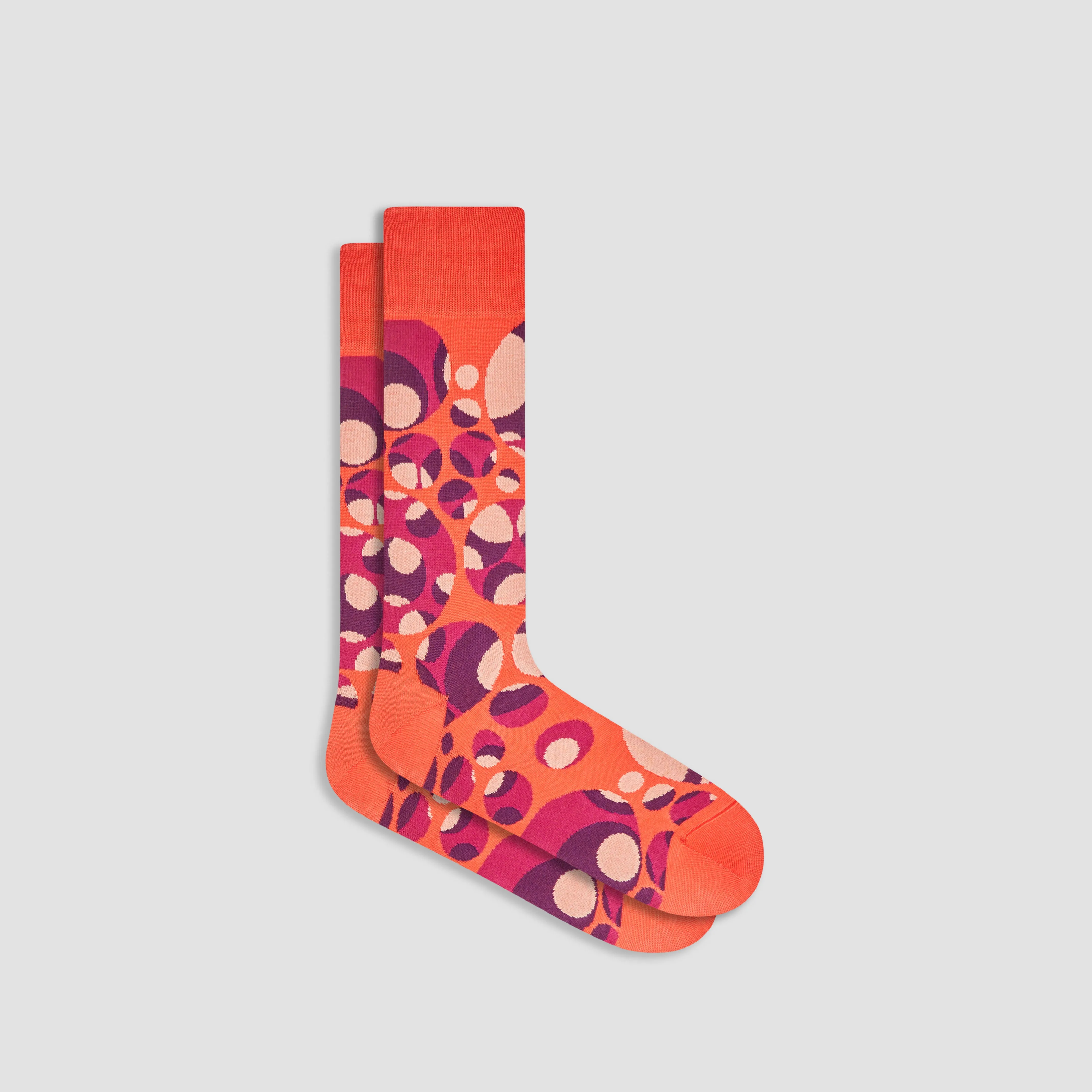 Abstract Mid-Calf Socks