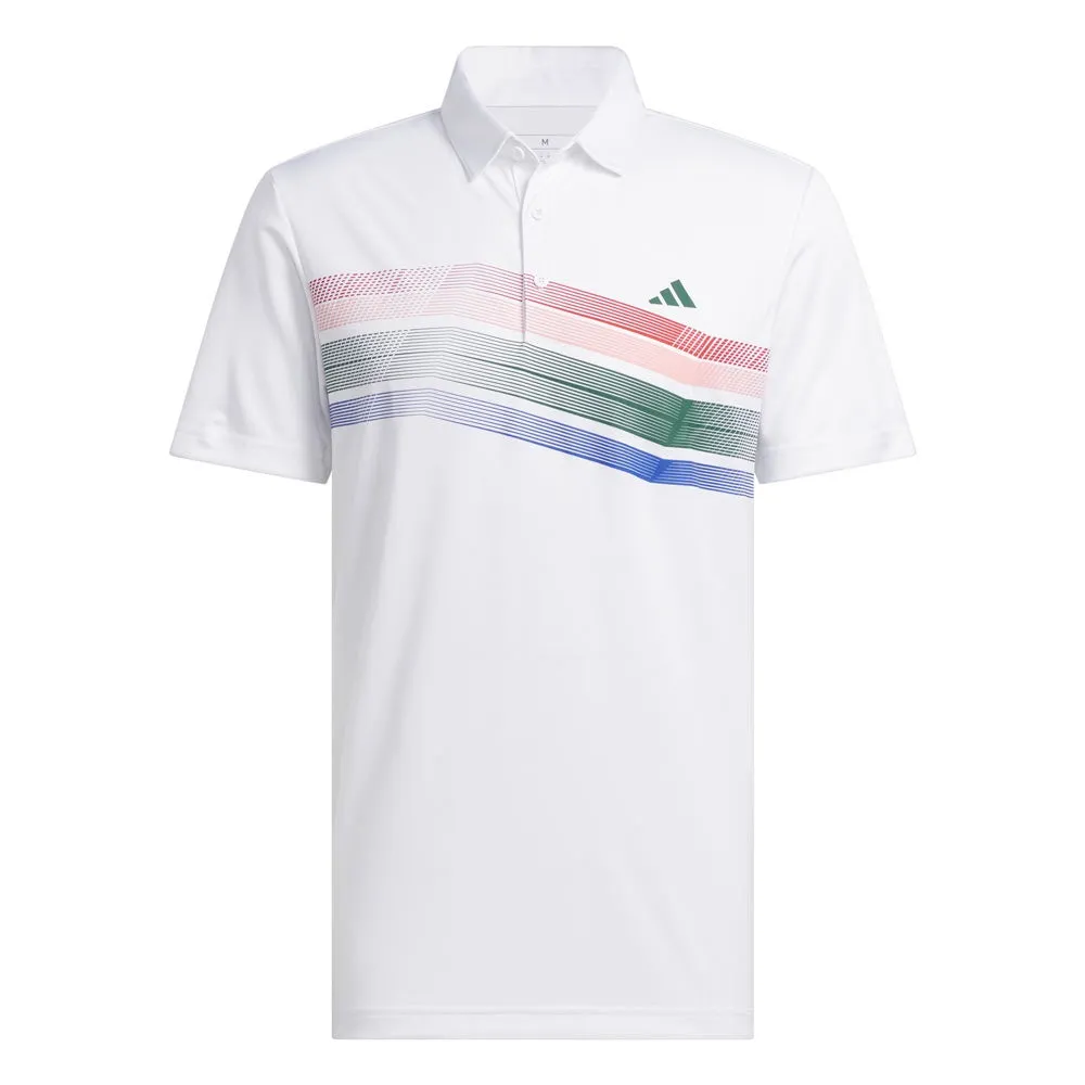 adidas Mens Core Chest Stripe Polo Shirt