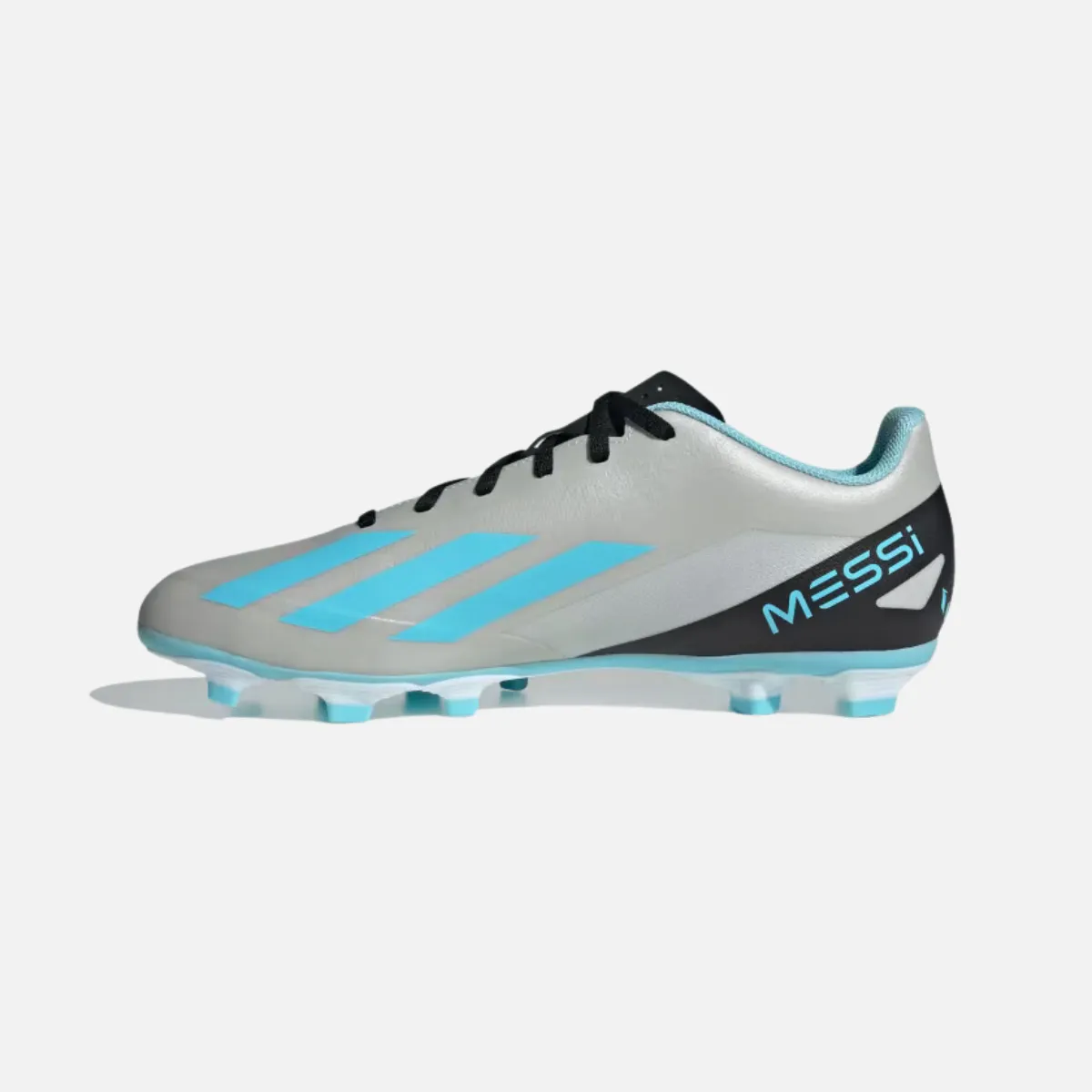 Adidas X Crayfast Messi.4 Flexible Football Groung Stud - Silver Metallic/Bliss Blue/Core Black