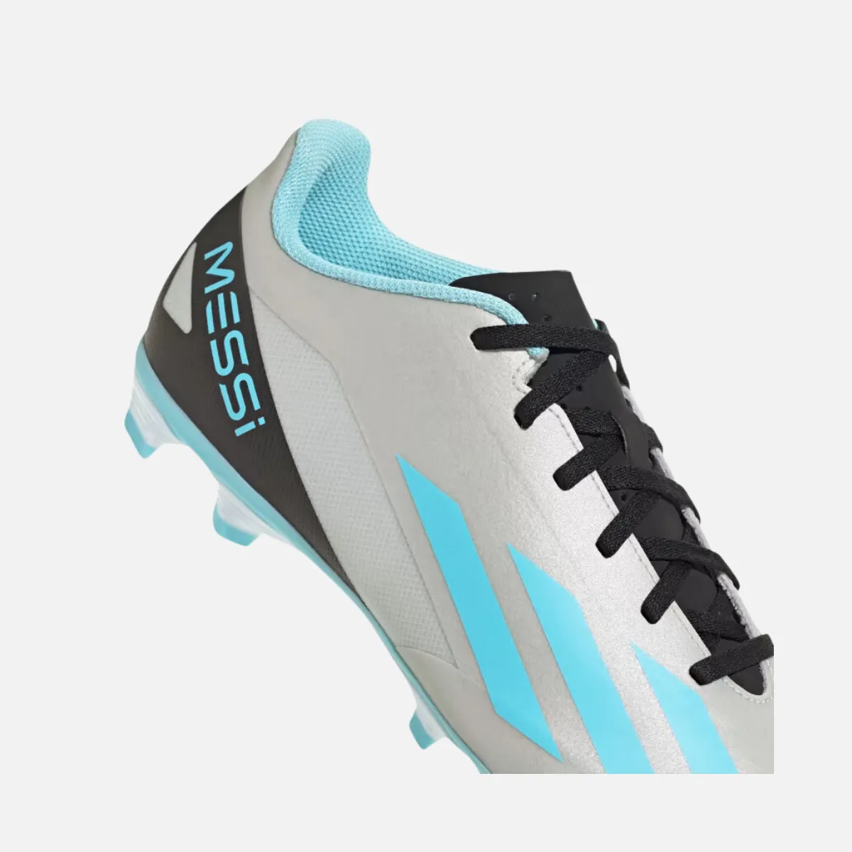 Adidas X Crayfast Messi.4 Flexible Football Groung Stud - Silver Metallic/Bliss Blue/Core Black