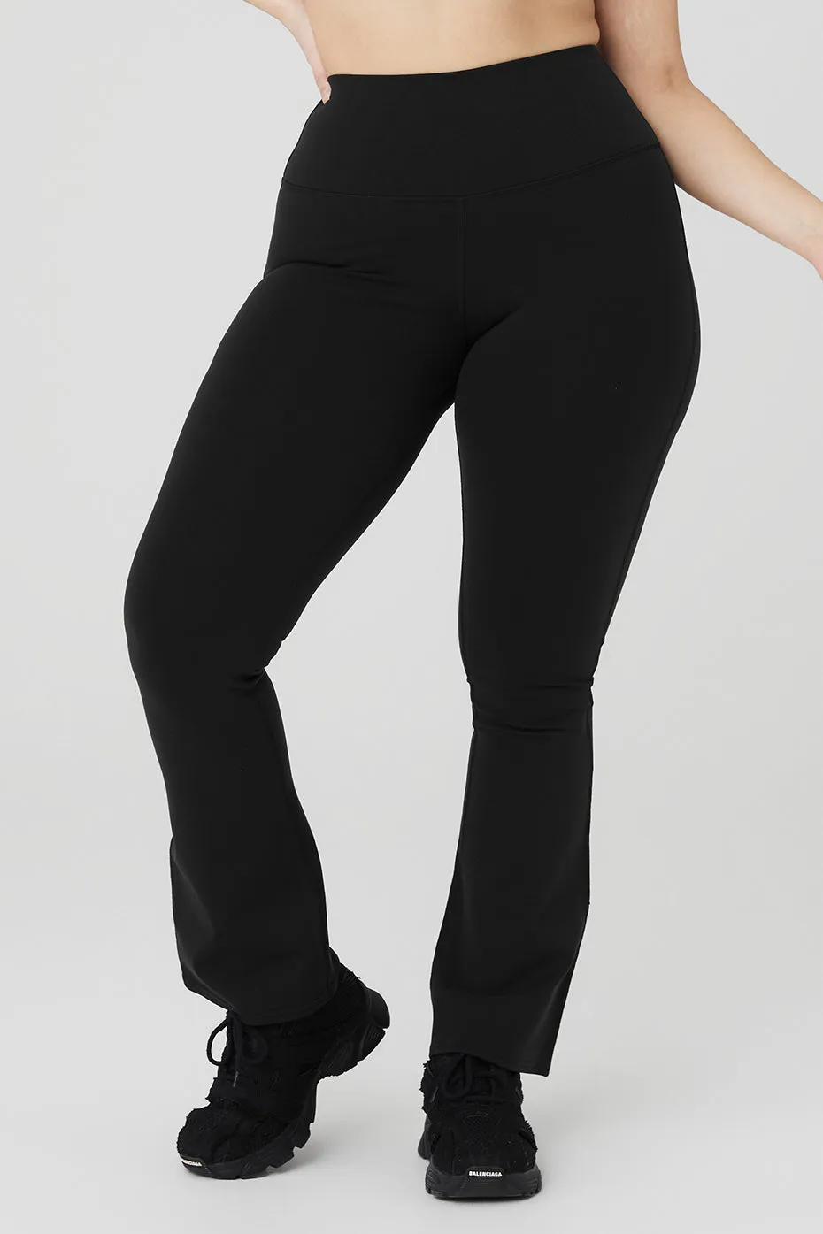 Airbrush High-Waist 7/8 Bootcut Legging - Black