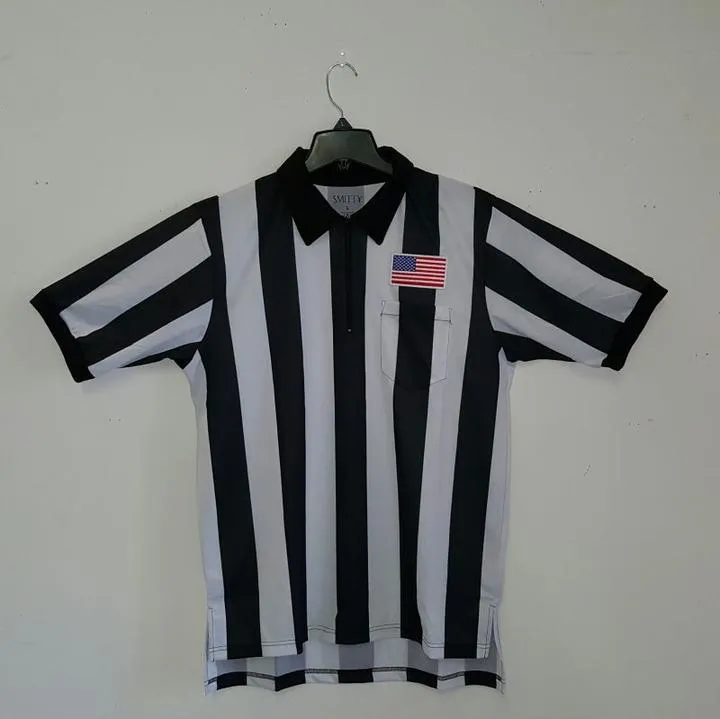 ANEFO Shirt Package SS/LS 2" Black and White Striped Football Shirts