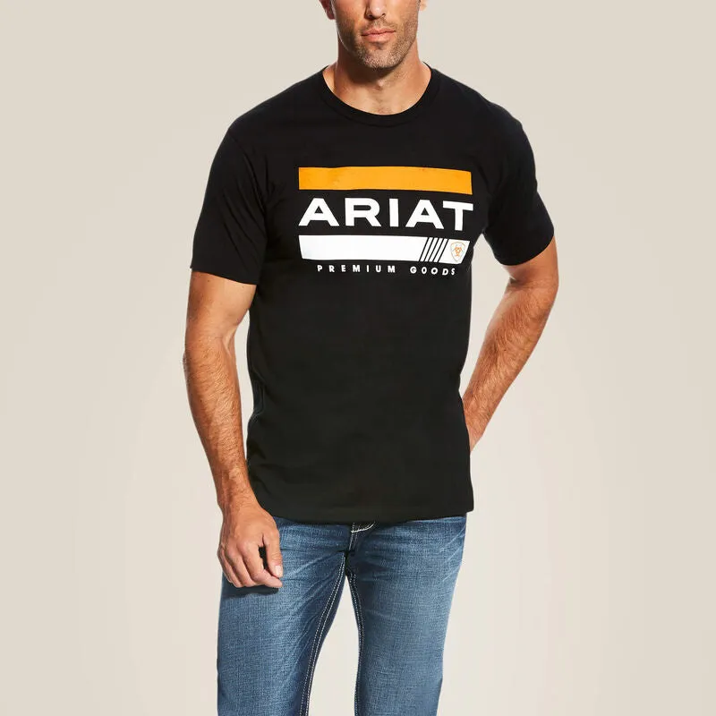 Ariat Mens Bar Stripe T-Shirt Style 10022952