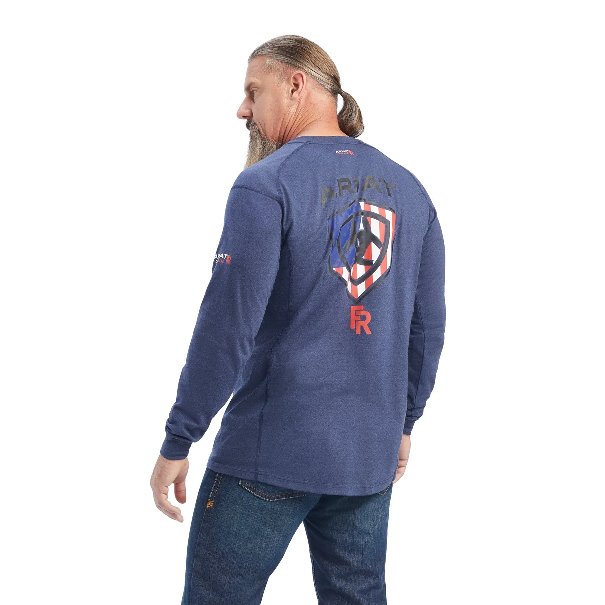 Ariat Men's FR Air Service Graphic Long Sleeve T-Shirt