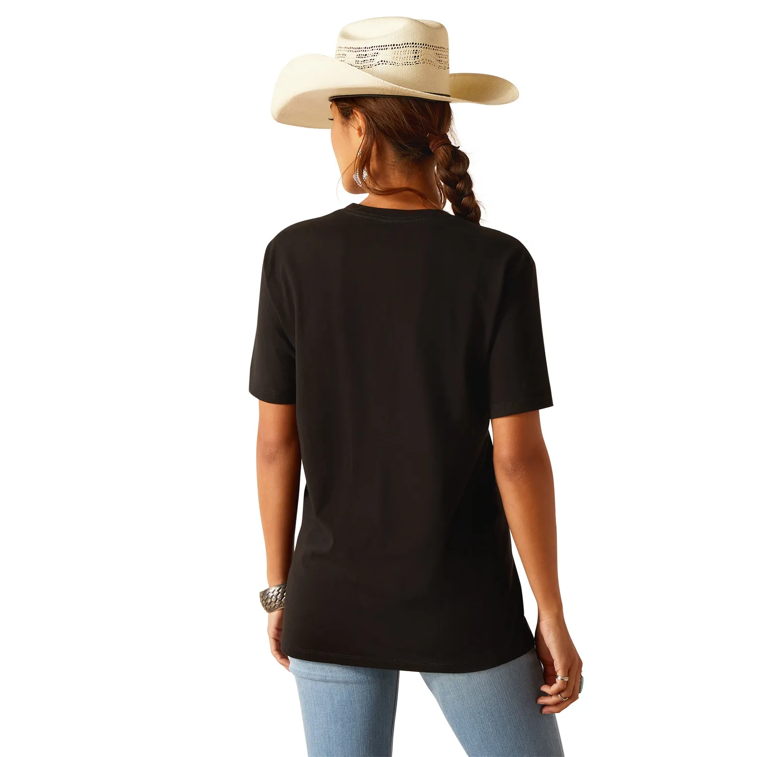 Ariat Women's Tall Boot Sketch T-Shirt - Black