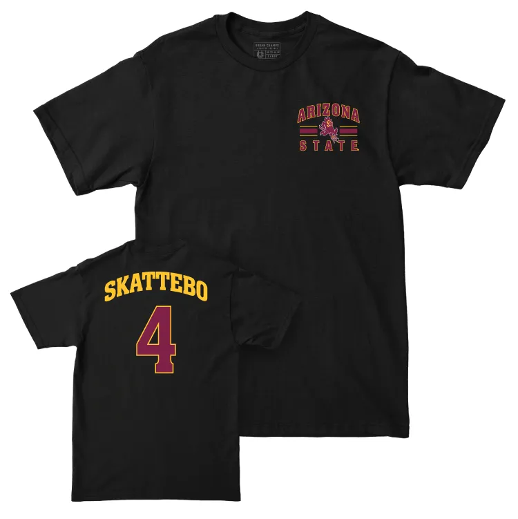 Arizona State Football Black Victory Tee - Cameron Skattebo