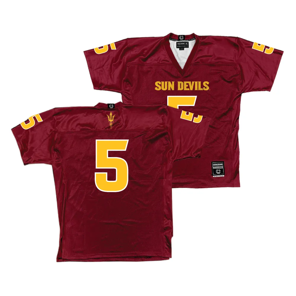 Arizona State Football Maroon Jersey - Jeffery Clark Jr