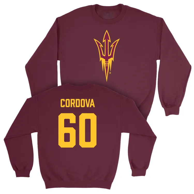 Arizona State Football Maroon Legacy Crew - Luis Cordova