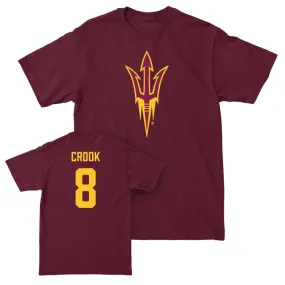 Arizona State Football Maroon Legacy Tee - Jordan Crook