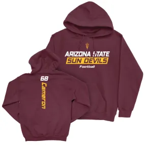 Arizona State Football Maroon Rush Hoodie - Connor Cameron