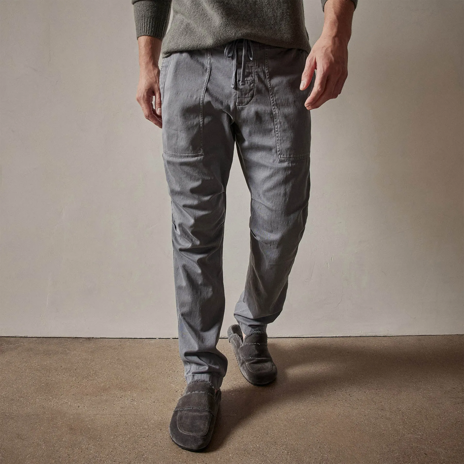 Army Cotton Slub Utility Pant - Arsenic Pigment