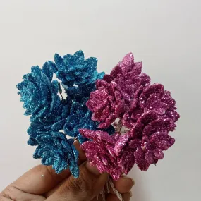 Artificial Flowers | 72Pcs