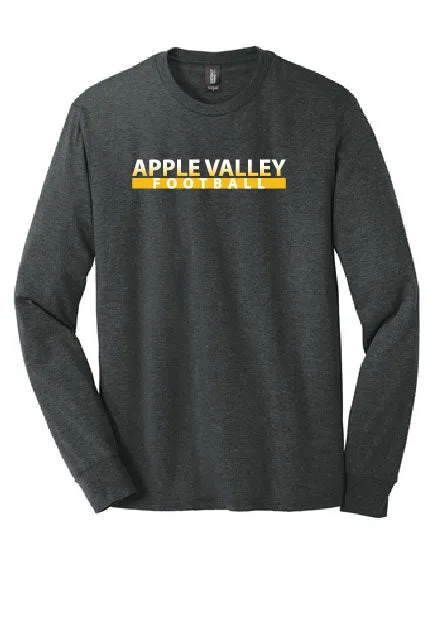 AV Football - District Long Sleeve Tee Black Frost