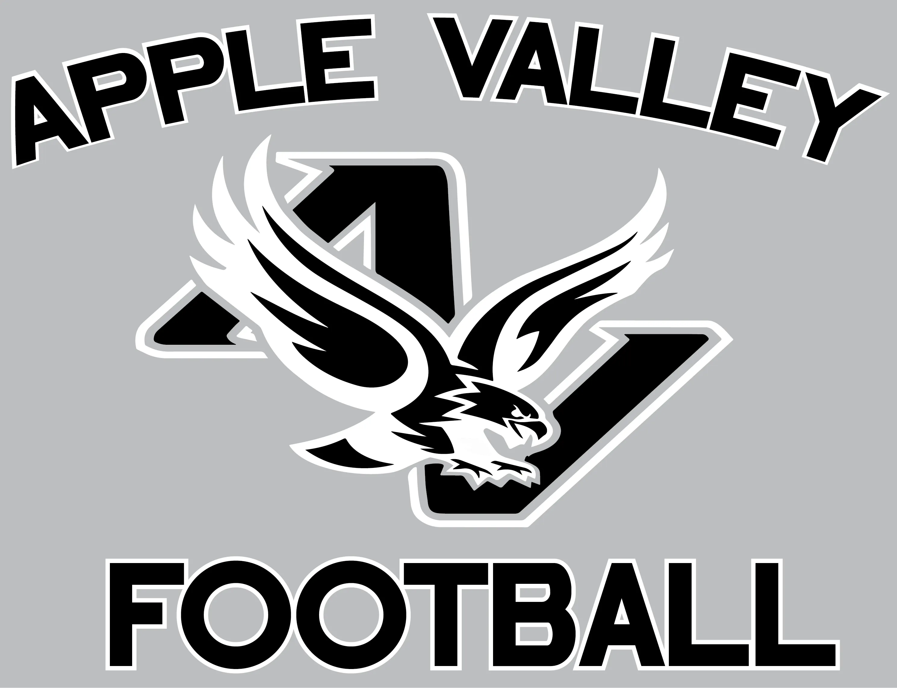 AV Football - District Long Sleeve Tee Black Frost