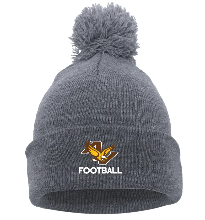 AV Highschool Football - Pom Beanie