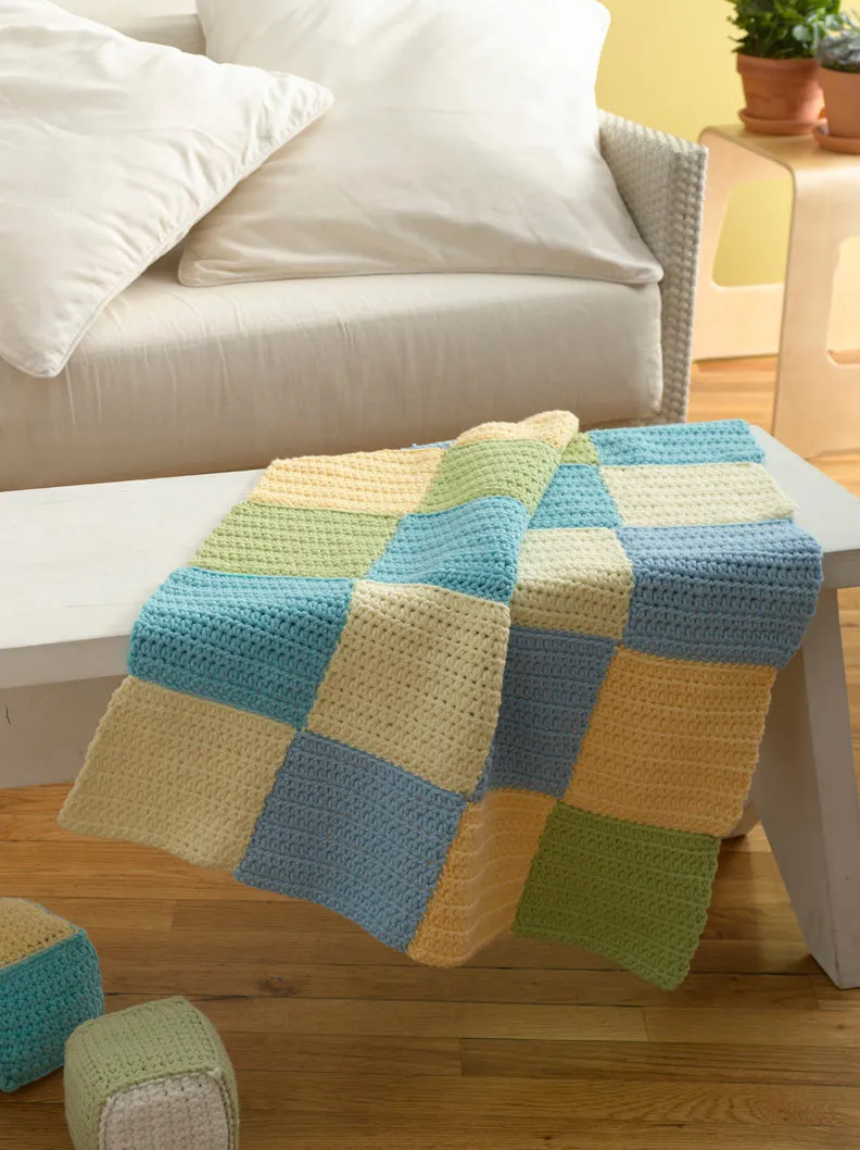 Baby Blocks Afghan Pattern (Crochet)