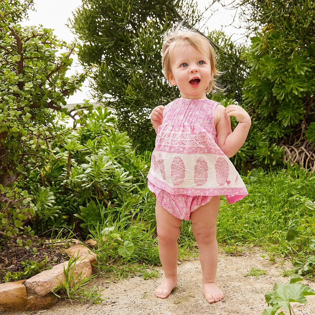 Baby Girls Jaipur Set - Pink Garden