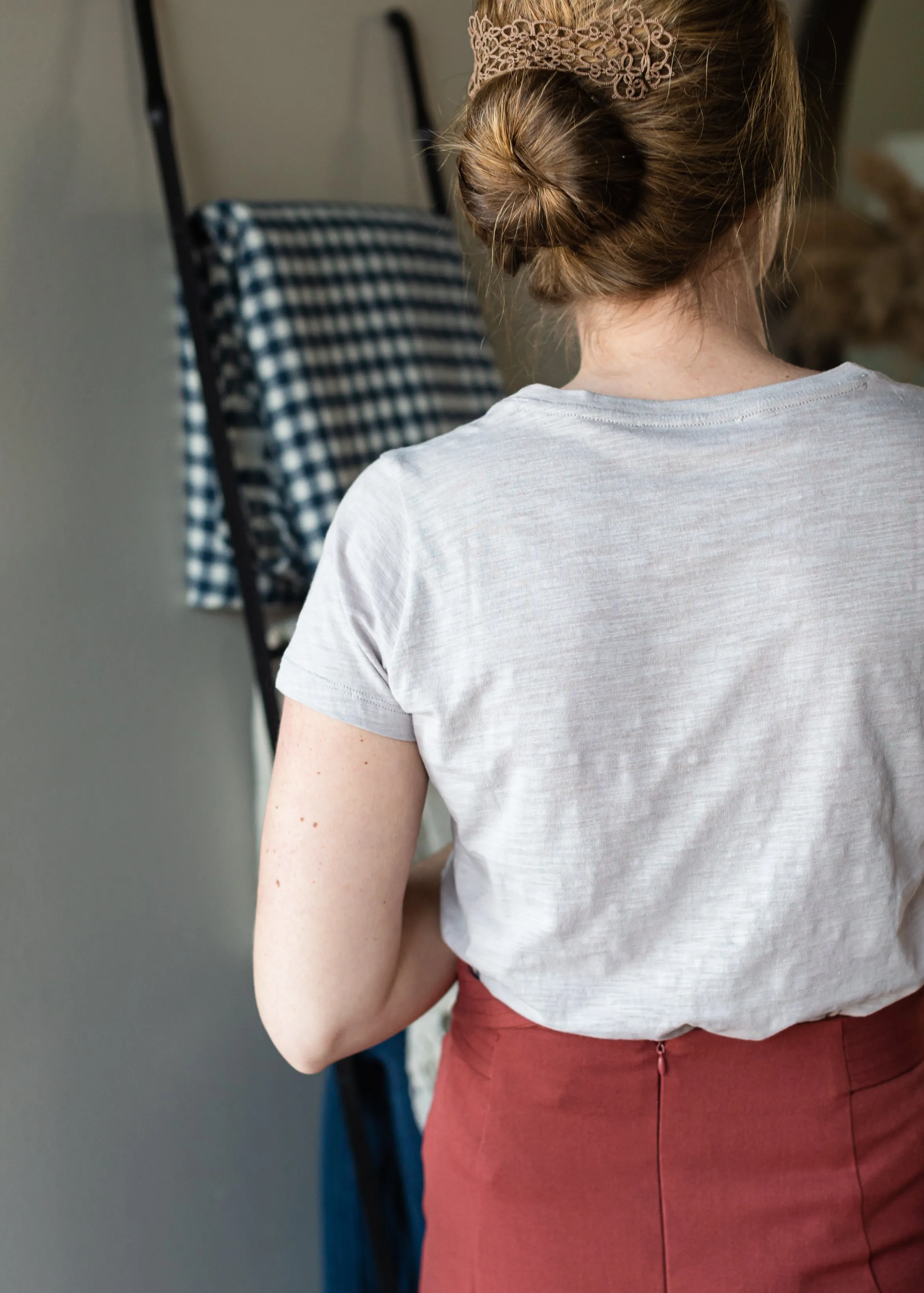 Basic Mauve Pocket Top